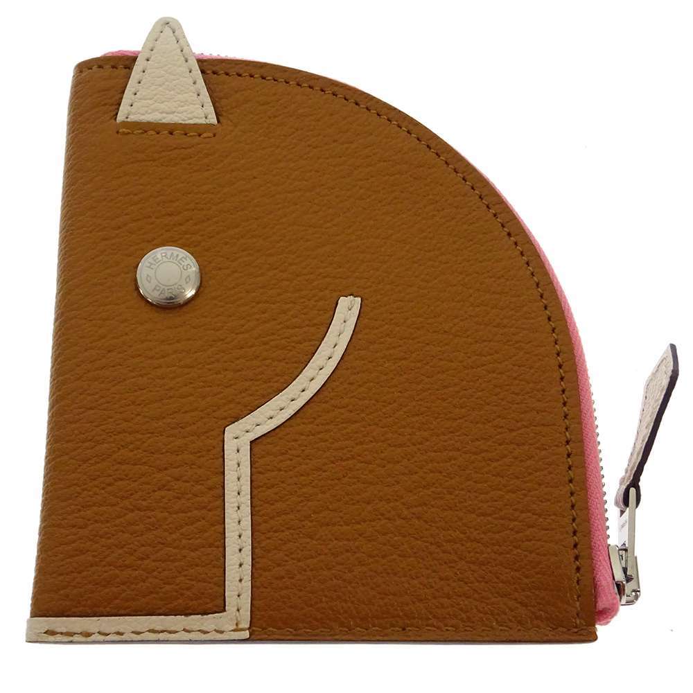 未使用品◎フランス製 HERMES エルメス 馬 パドック コインケース