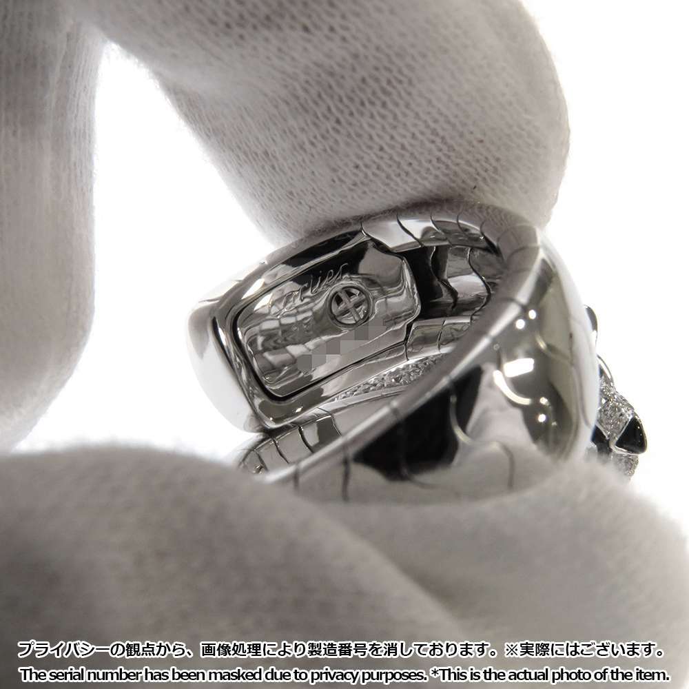 カルティエ リング ラカルダ パンテール ダイヤモンド K18WGホワイトゴールド リングサイズ49 Cartier 指輪 【安心保証】 