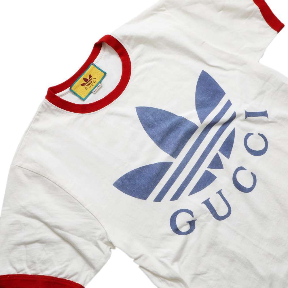 グッチ Tシャツ アディダスコラボ レディースサイズXS GUCCI 半袖