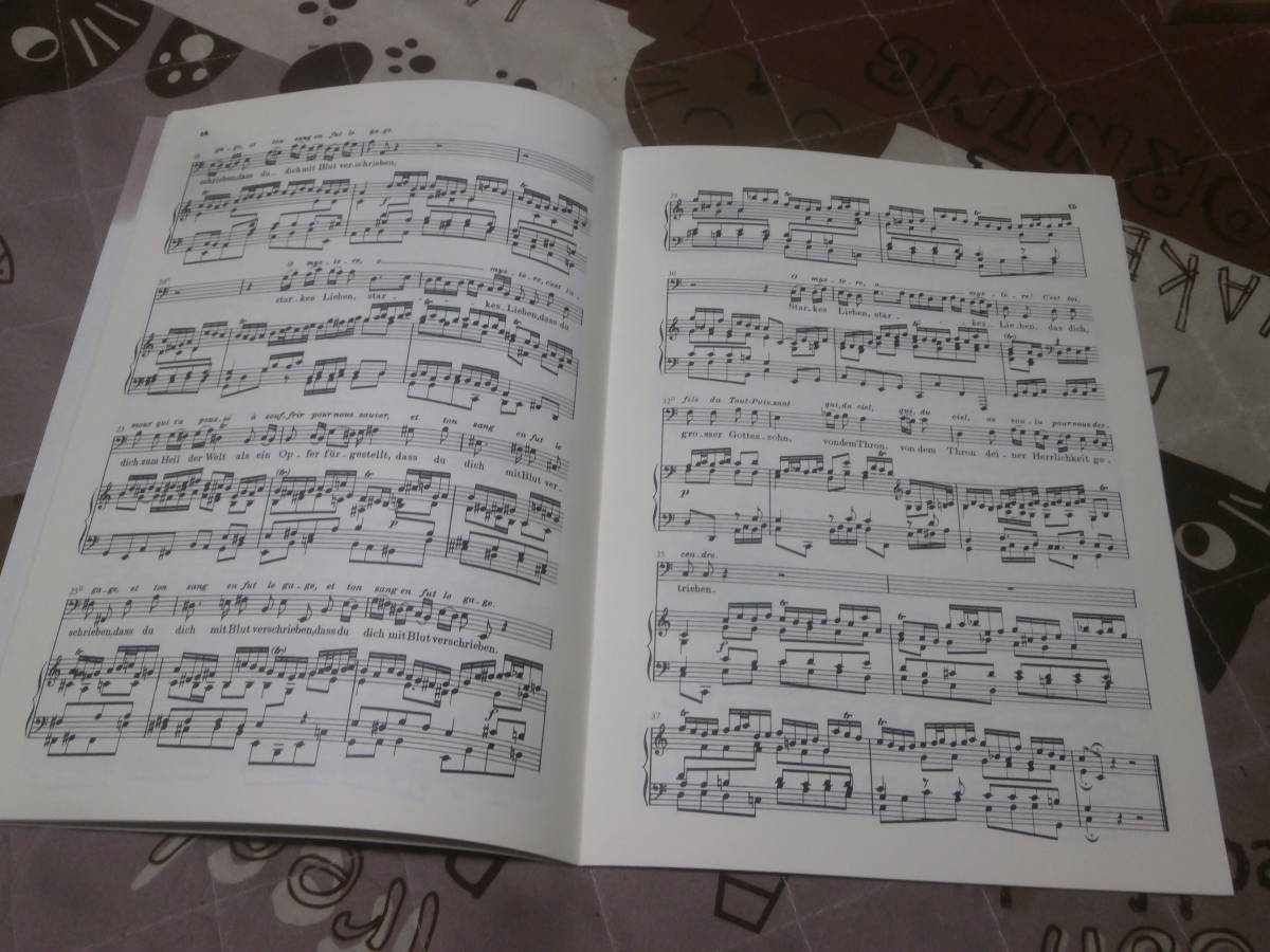 musical score ba is can ta-taKANTATE NR.182 EB20 foreign book EB20