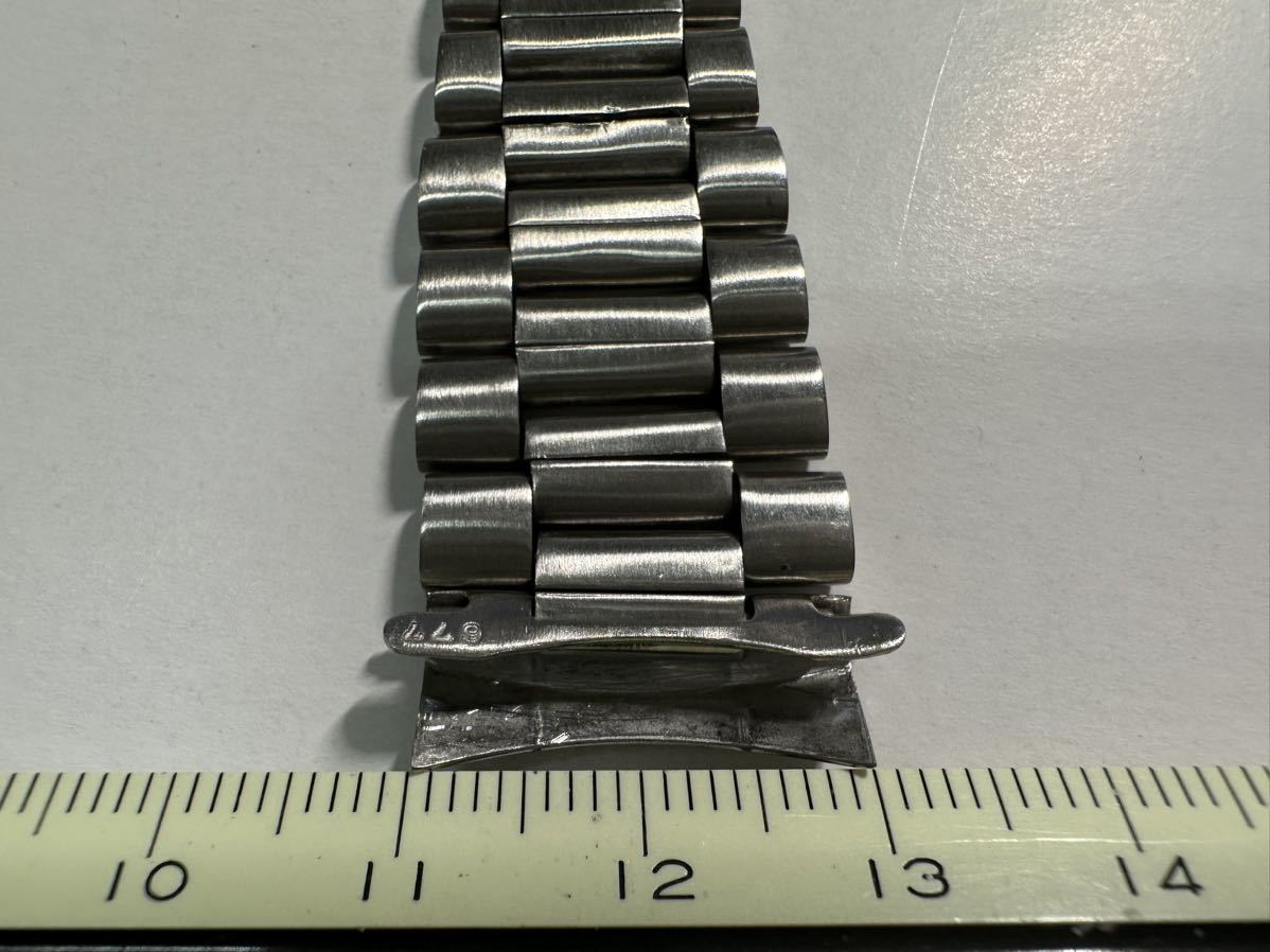 オメガ ステンレスベルト 1171 FF677 ラグ幅20mm OMEGA stainless steel bracelet Seamaster Speedmaster ナ-2 ステンレスベルト可変ラグ18mm~22mm C-8