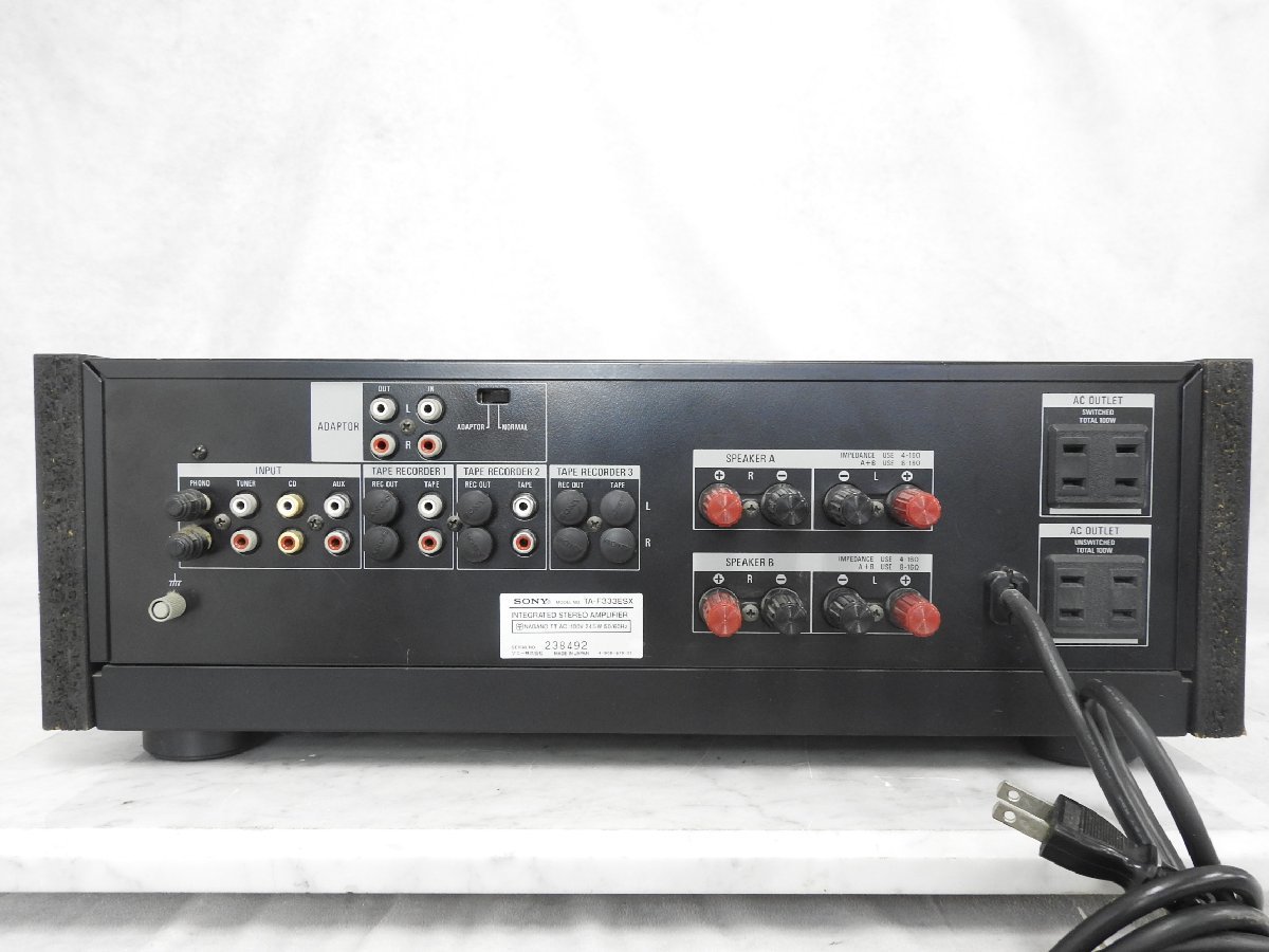 ☆日本の職人技☆ ソニー ジャンク TA-F333ESX アンプ その他 ☆日本の職人技☆ ソニー ジャンク TA-F333ESX アンプ その他