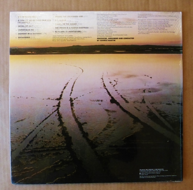 JIMMY WEBB「EL MIRAGE」米ORIG [ALTANTIC] シュリンク美品_画像2