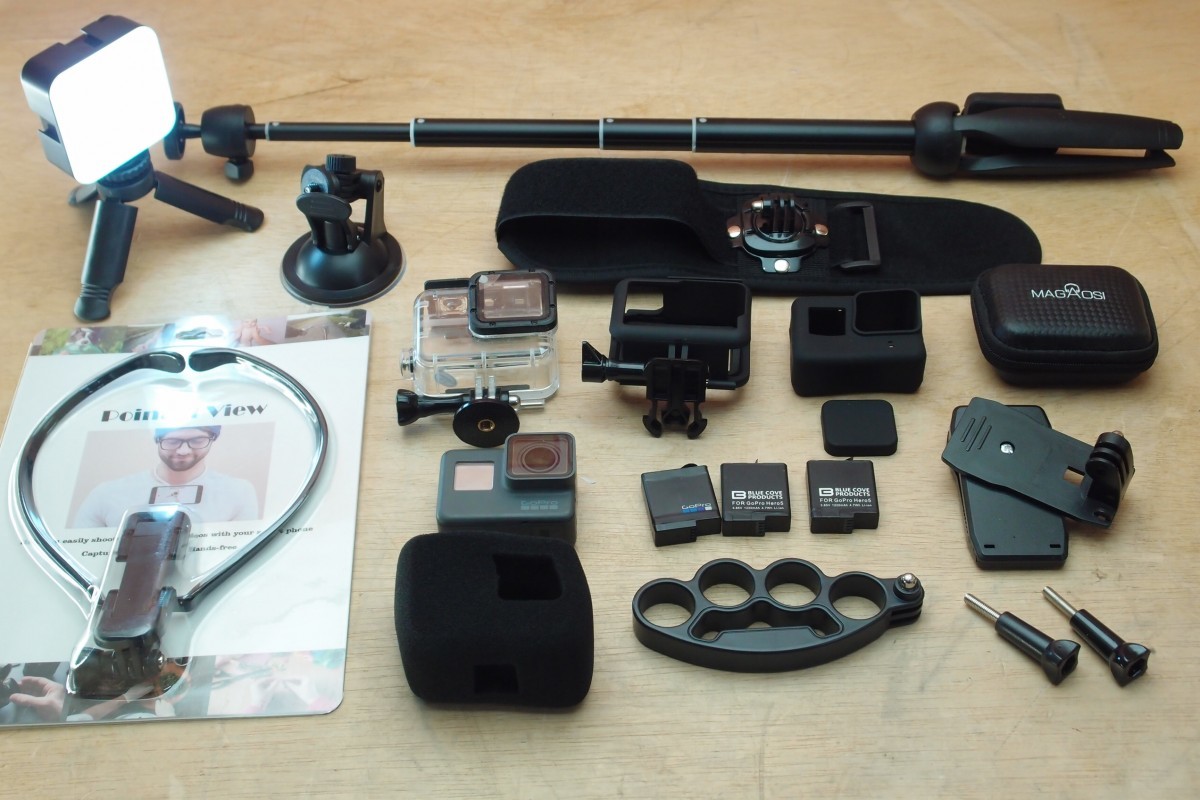 ヤフオク! - GoPro HERO5 Black バッテリー3つ LED...