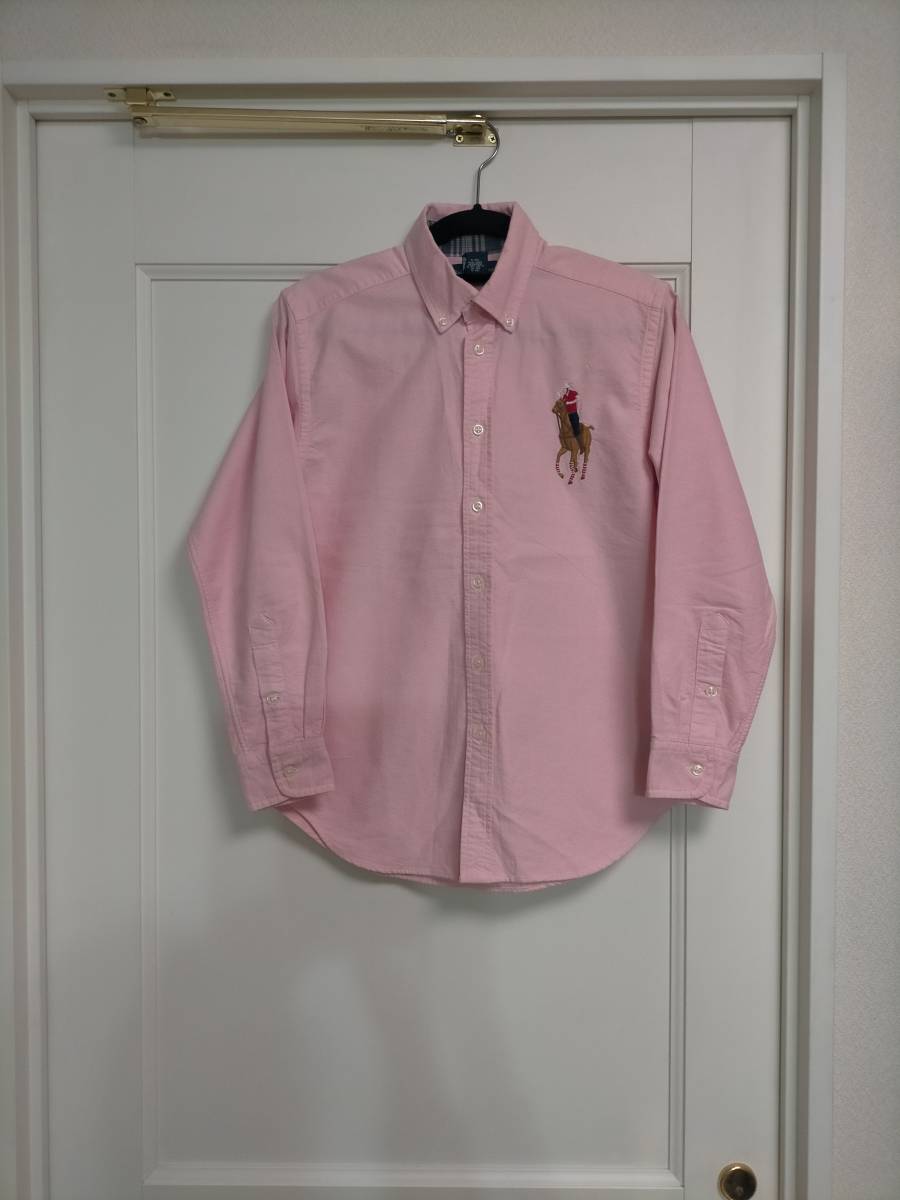  Ralph Lauren big po knee long sleeve shirt 150(M10-12)