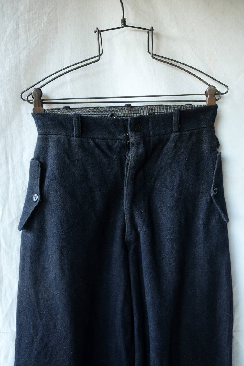 1940sフレンチワーク メルトンウール トラウザー 激安店舗 67.0%OFF