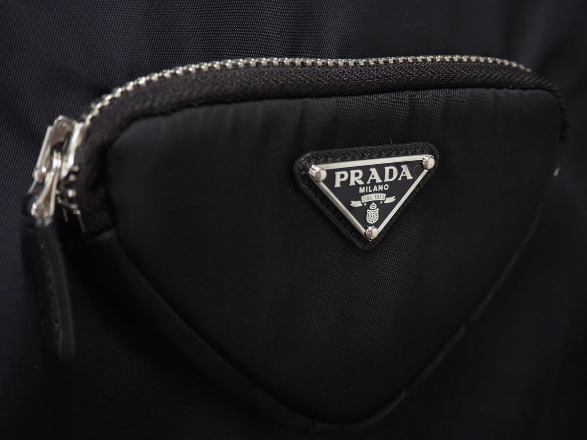 PRADA プラダ RE-NYLON ノースリーブ ワンピース ナイロン ブラック
