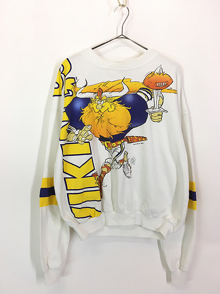 クラシック Minnesota NFL 80s 古着 Vikings 古着 L トレーナー