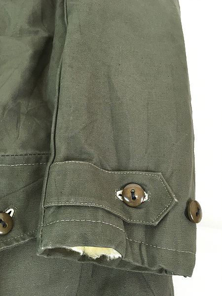 古着 40s スウェーデン軍 M1909 超防寒 コットン キャンバス シープ