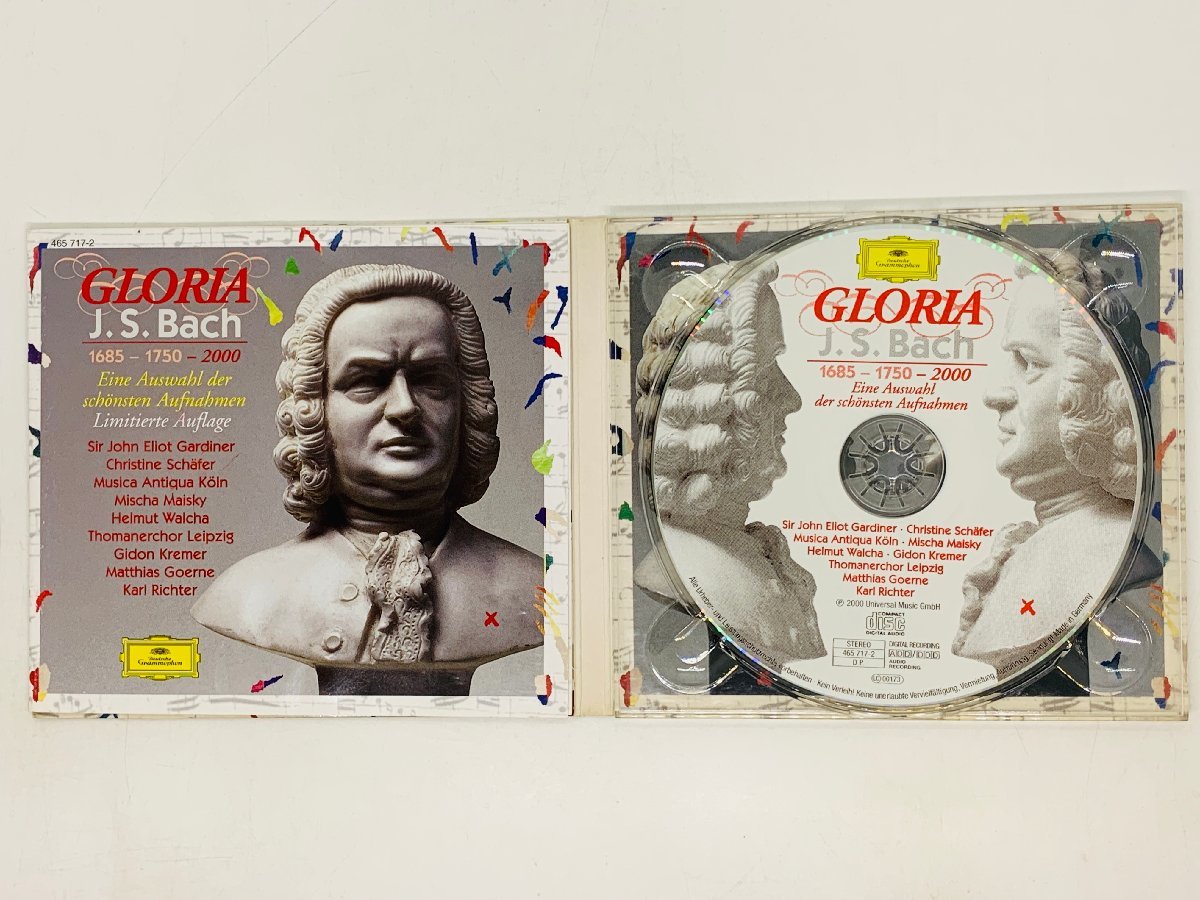 即決CD 独盤 Gloria Bach / Eine Auswahl der schonsten Aufnahmen / バッハ Germany デジパック仕様 K01_画像3