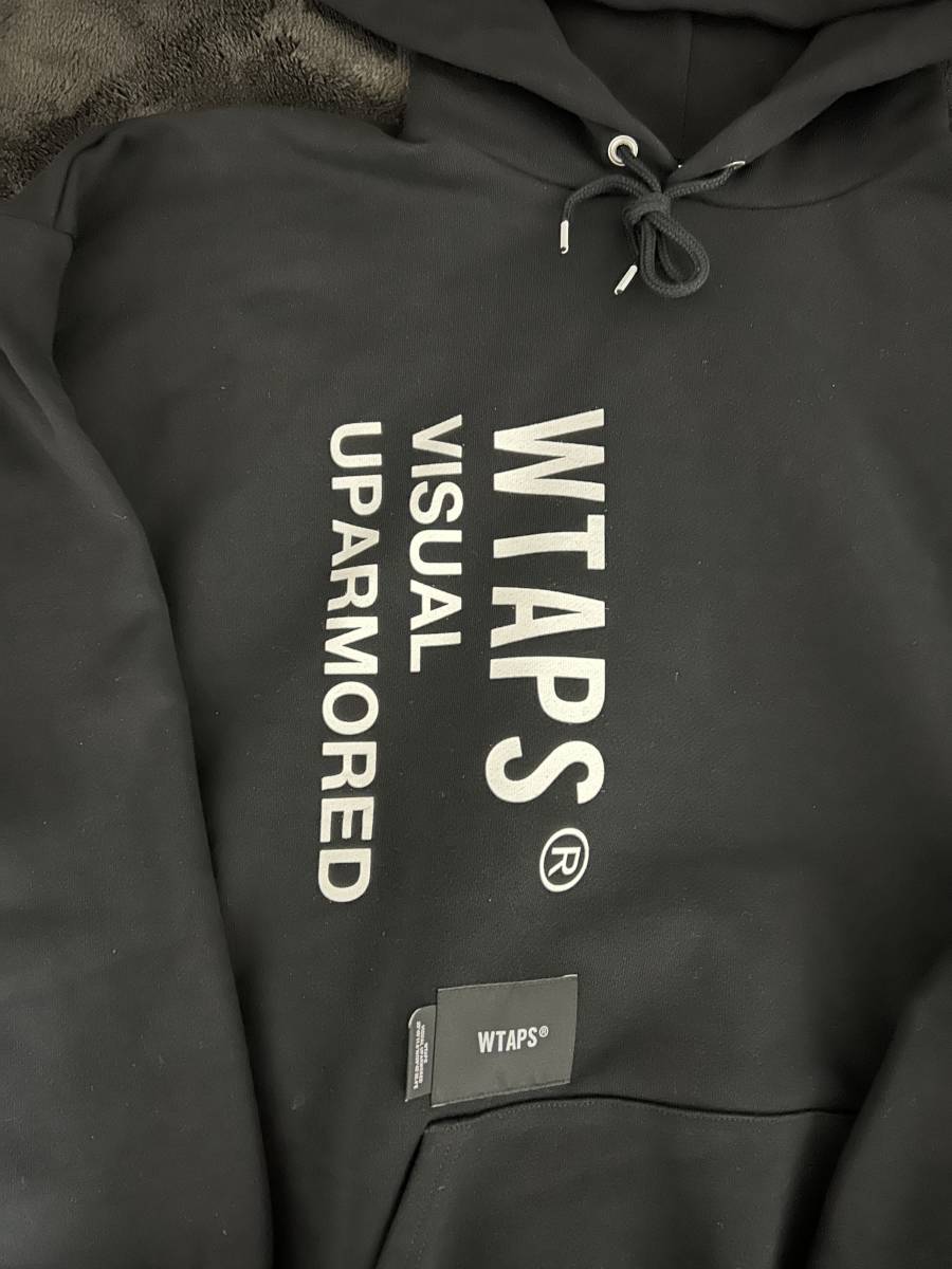 WTAPS VISUAL UPARMORED HOODY XL NAVY-