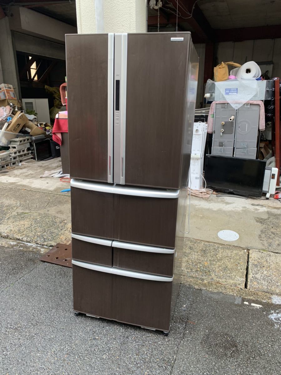 東芝ノンフロン冷凍冷蔵庫 GR-B50F 大型501L 動作確認済み 殺菌 東芝ノンフロン冷凍冷蔵庫 GR-B50F 大型501L 動作確認済み 殺菌