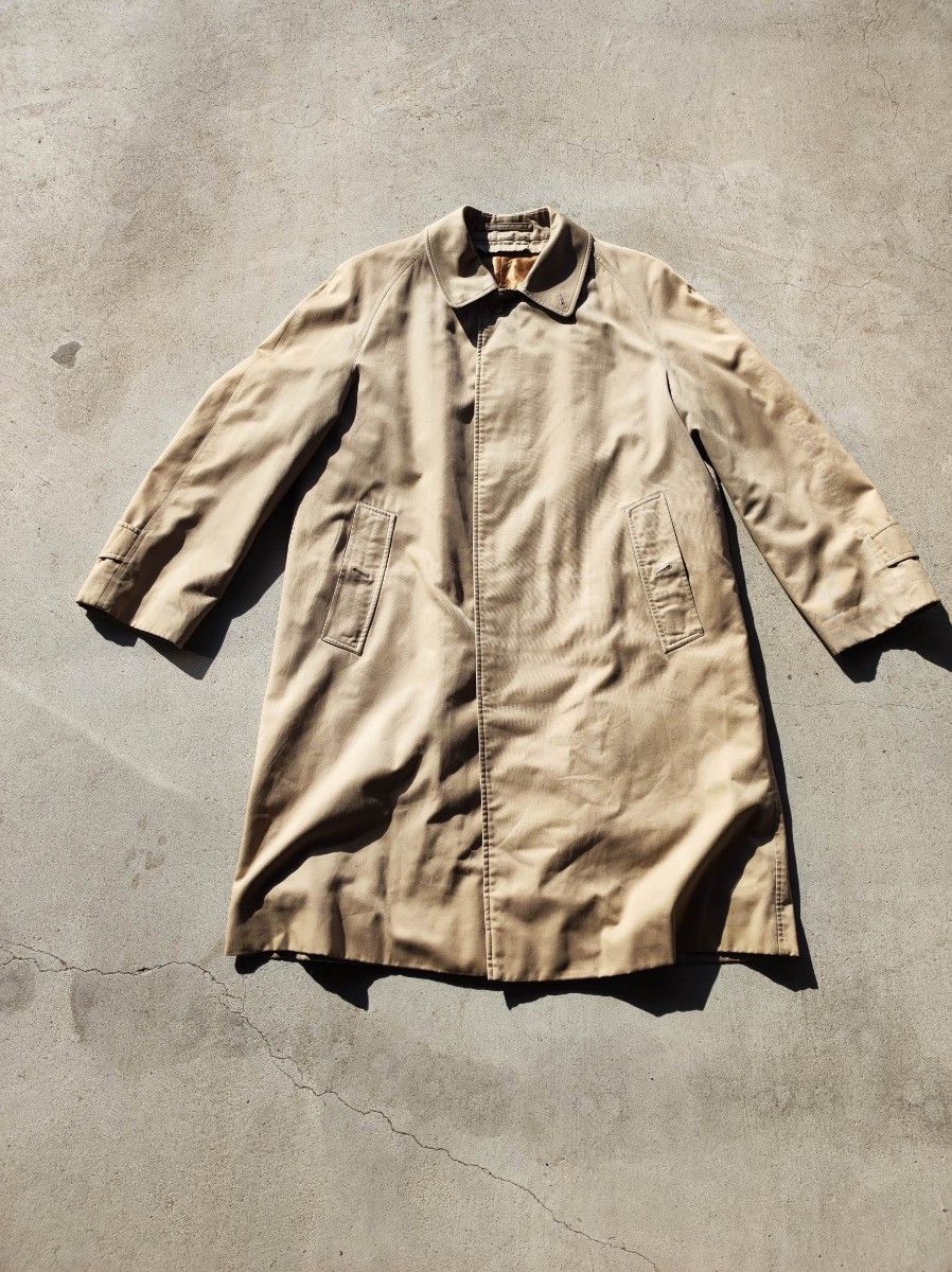 【美品】BURBERRY 90's バルマカーンコート ステンカラーコート バーバリー ノバチェック 英国製 ヴィンテージ 