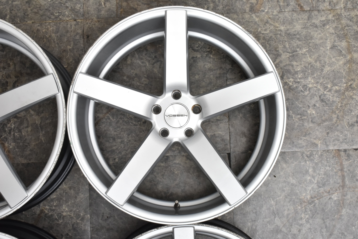 【大口径 廃盤品】VOSSEN CV3 22in 9J +30 10.5J +38 PCD120 ホイールのみ 4本セット リペア 補修ベースに BMW F01 7シリーズ 即納可能