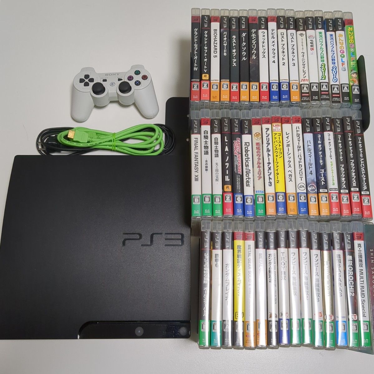 中古本体 SONY PS3 CECH-3000B +おまけソフト40本セット|PayPayフリマ
