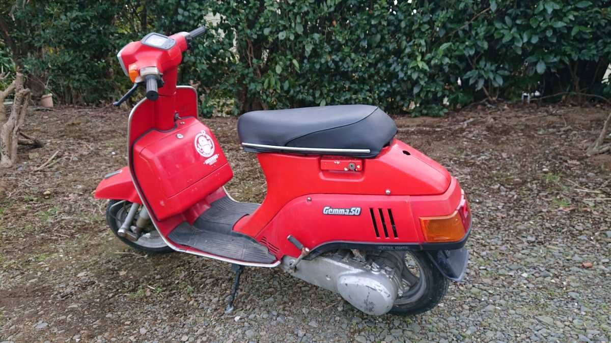 SUZUKI 好きな人シリーズ。スズキ ジェンマ50 レストア ベース車両