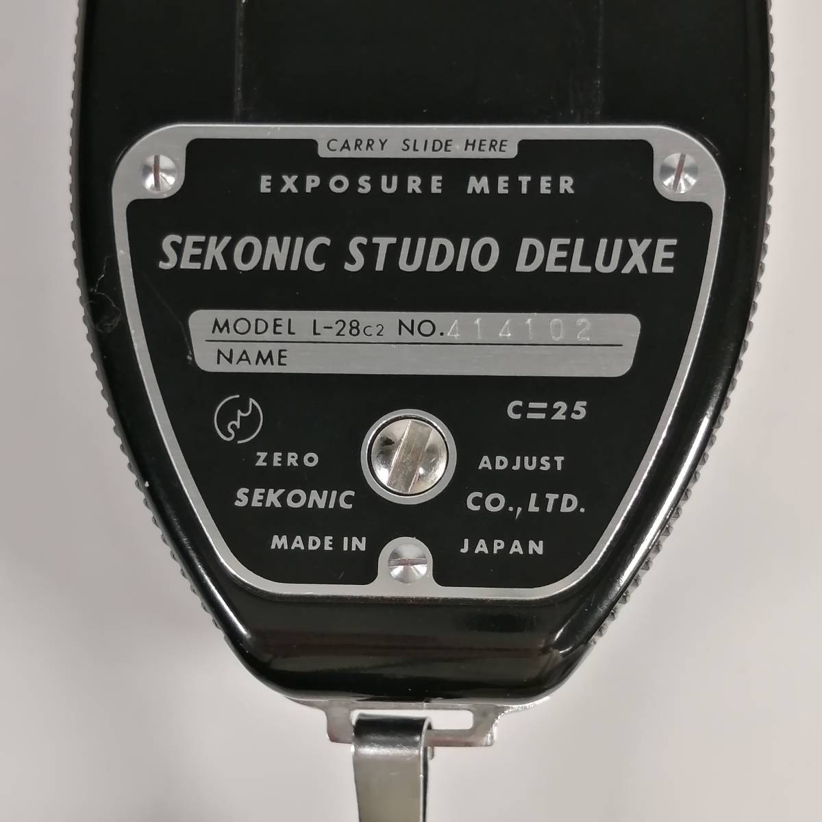 動作品 SEKONIC STUDIO DELUXE L-28c2 露出計 セコニック スタジオ デラックス ケース付き_画像4