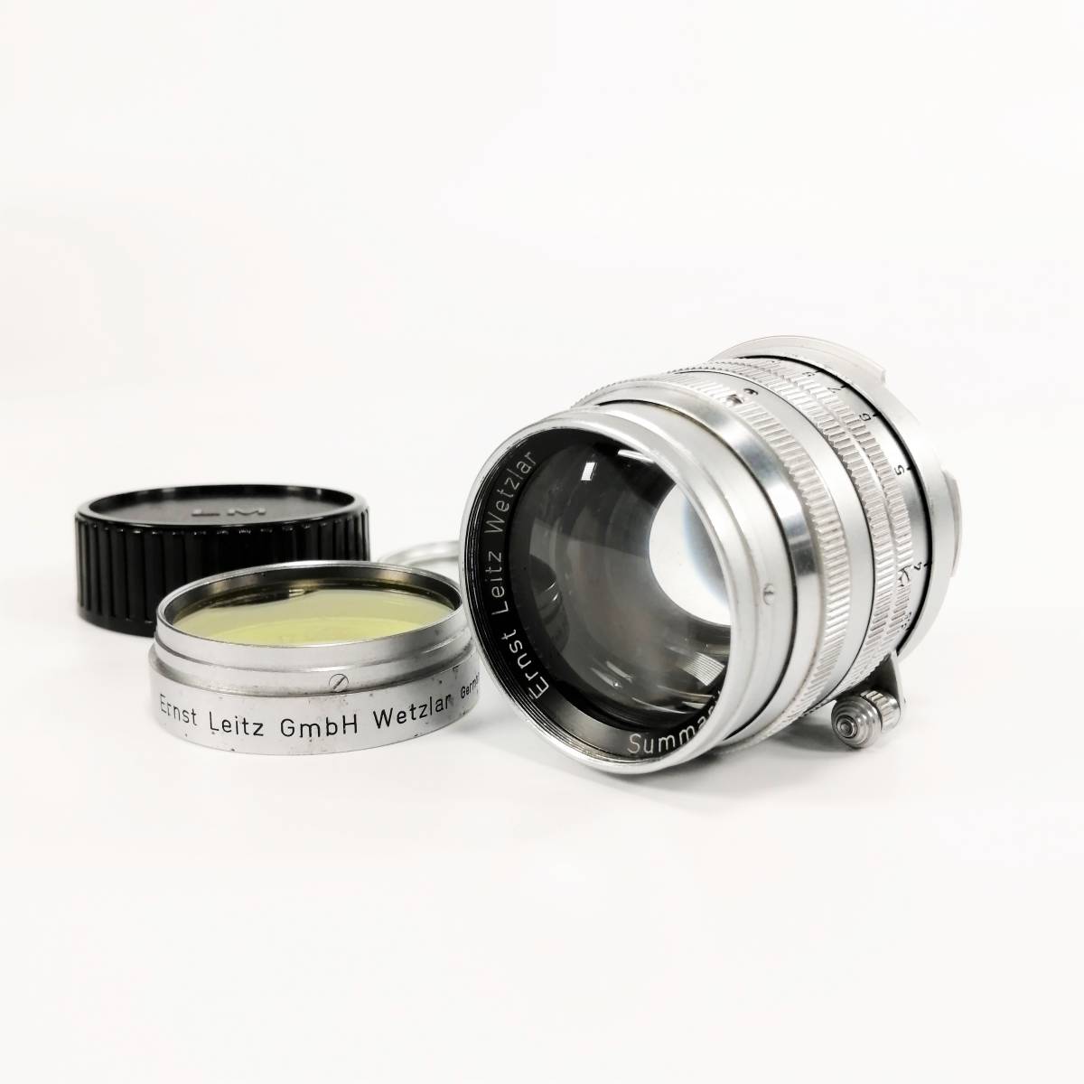 LEICA Summarit 5cm F1.5 Mマウント 50mm レンズ Leitz イエロー