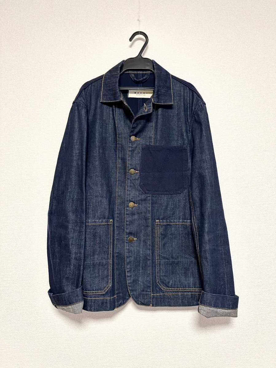 MARNI DENIM Editionウール切替デニムジャケット マルニ-