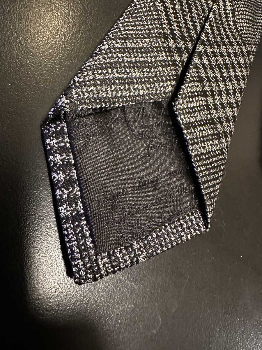 白 フリル付 BERLUTI 1895 シルクネクタイ ベルルッティ クリスヴァン