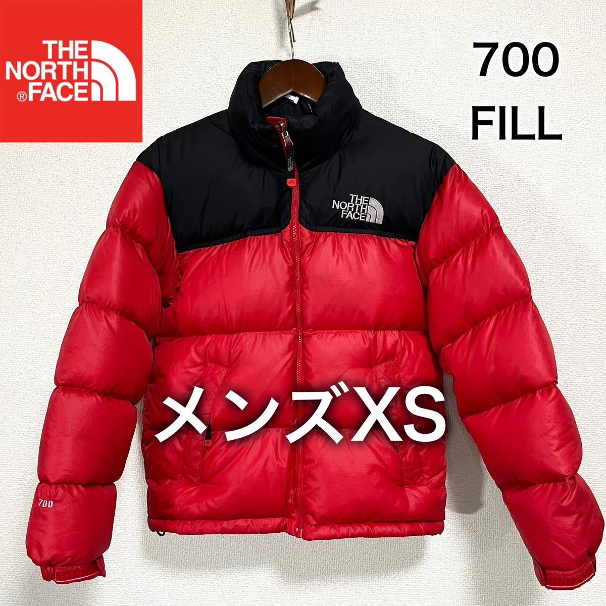 美品】ノースフェイス ヌプシ ダウンジャケット メンズL相当 700fill-