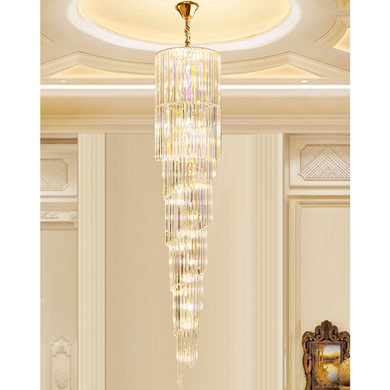 JP12 011* feeling of luxury overflow crystal lighting * crystal chandelier living room hotel modern interior . under entranceway lighting 