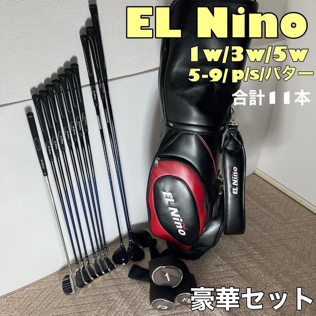 ○ゴルフクラブ オールEL Ninoセット EL Nino製キャディバッグ-