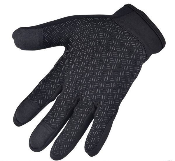  gloves black [L] hand ... smartphone correspondence touch panel correspondence men's lady's reverse side f lease reverse side nappy outdoor . windshield cold heat insulation winter black 
