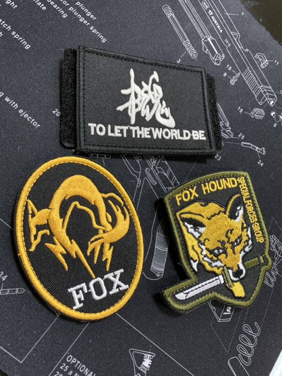 ミリタリー パッチ ワッペン FOX MGS - 通販 - guianegro.com.br
