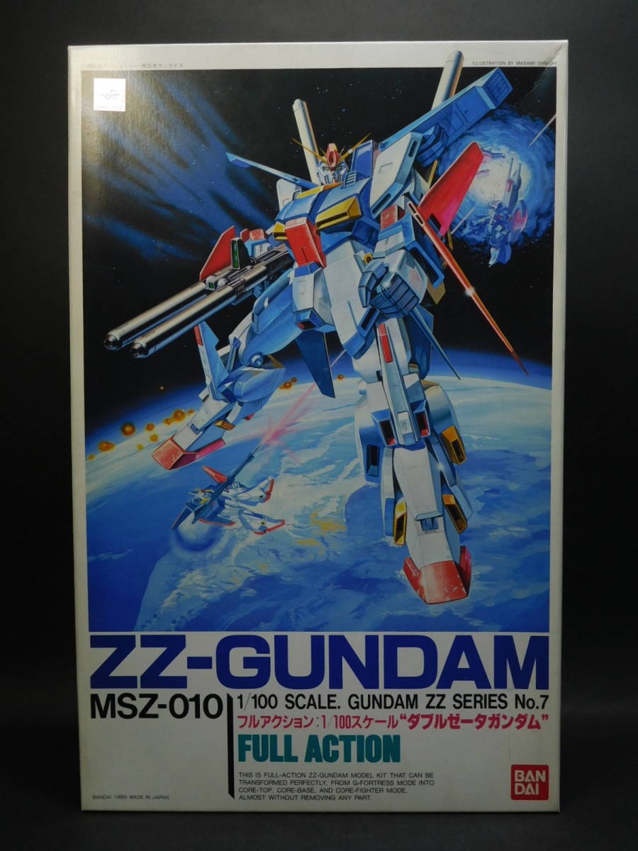 1/100 double ze-ta Gundam deformation . body Mobile Suit ZZ Gundam Bandai not yet constructed plastic model rare out of print gun pra old kit 