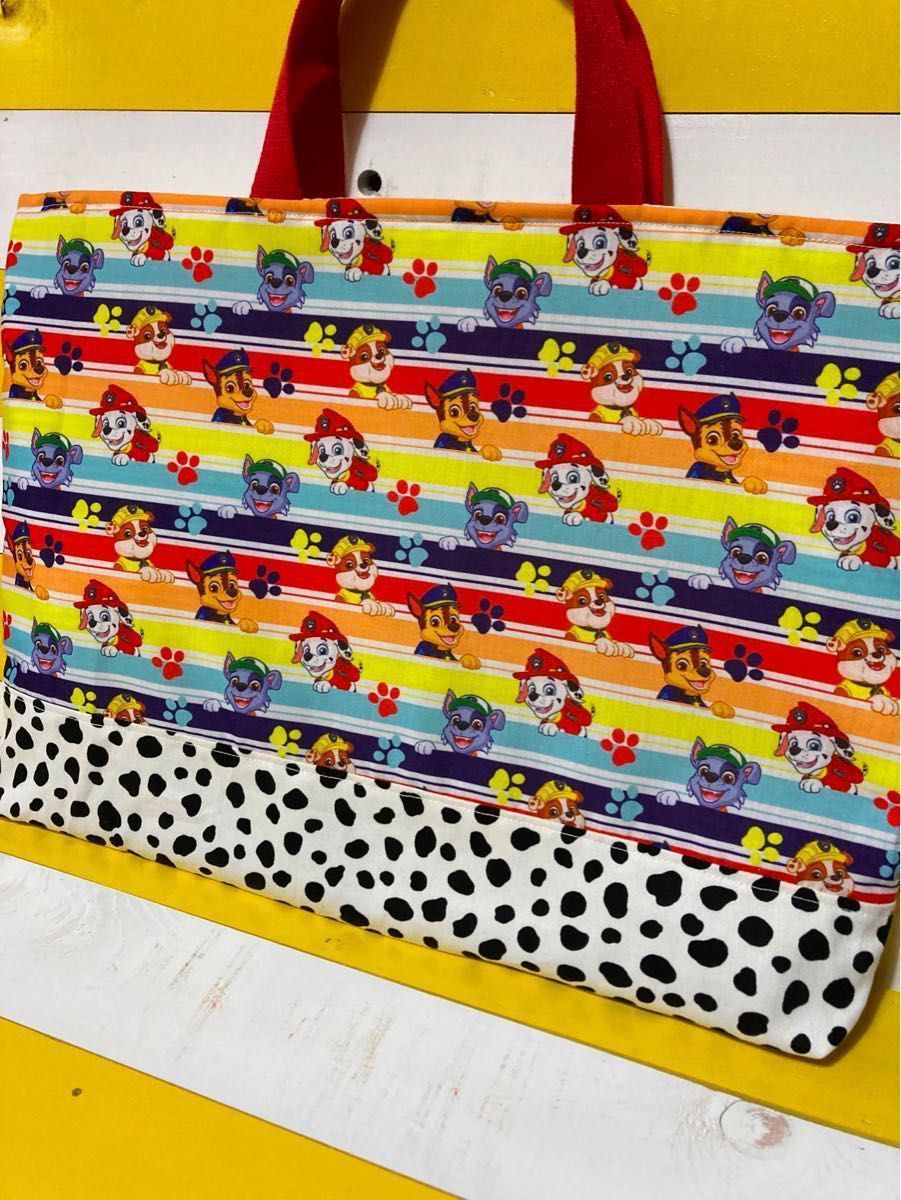 パウパトロール ハンドメイド レッスンバック お着替え袋 シューズ袋 3点セット等 オーダーページ 4