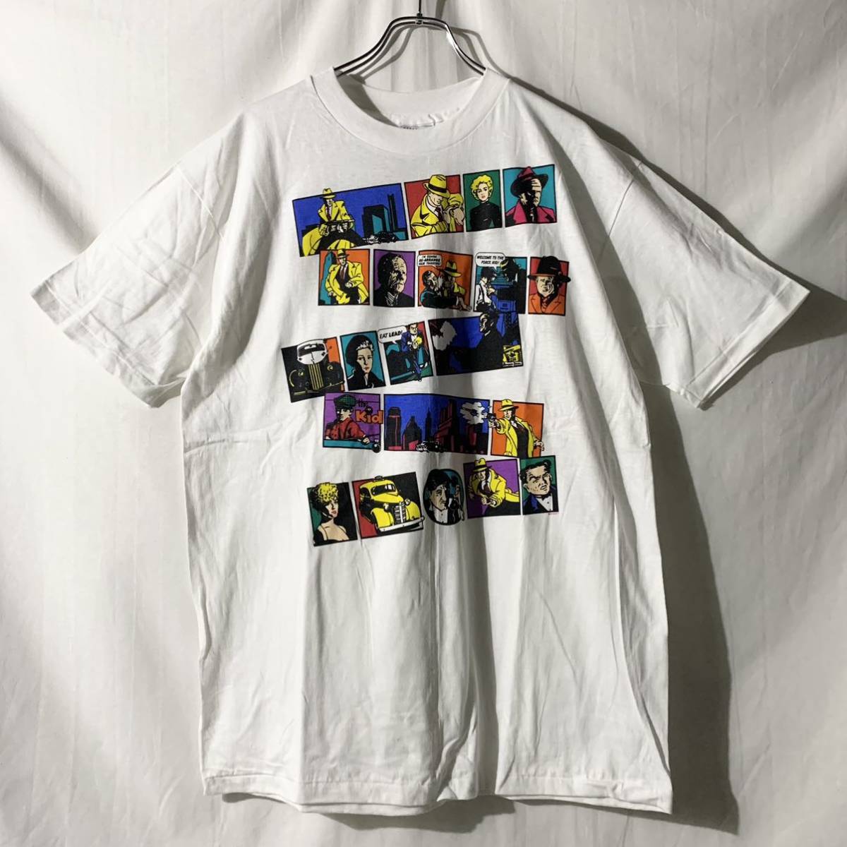 NOS USA製 80s 90s DICK TRACY ディックトレイシー Tシャツ XL ブレスレス マホニー ビッグ ボーイ ヴィンテージ 検 Madonna アルパチーノ_画像1