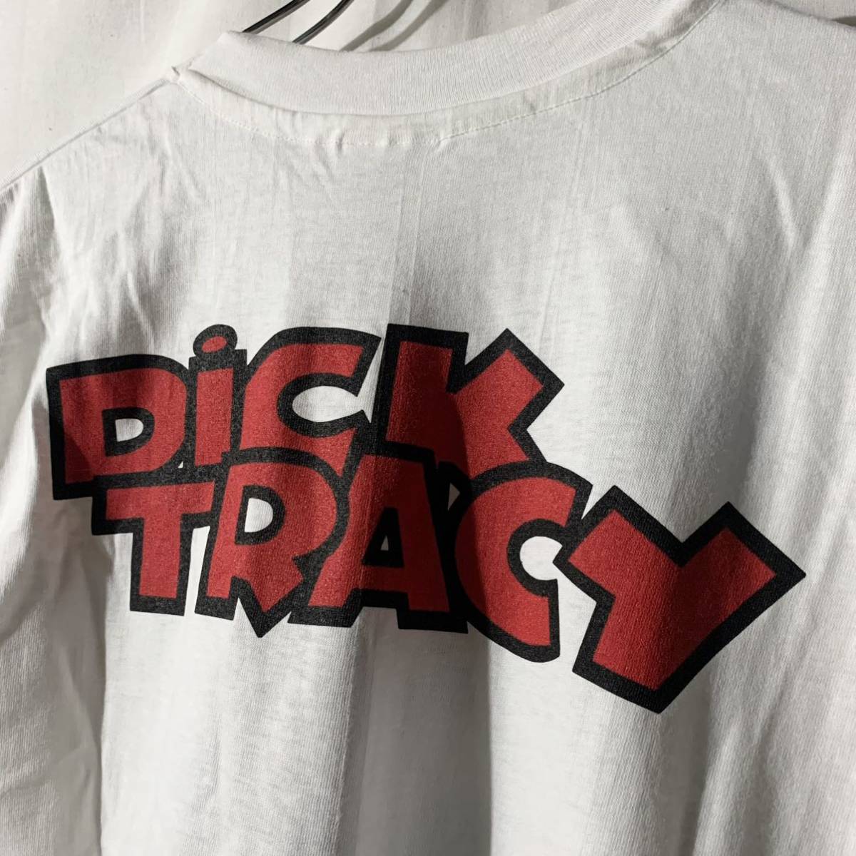 NOS USA製 80s 90s DICK TRACY ディックトレイシー Tシャツ XL ブレスレス マホニー ビッグ ボーイ ヴィンテージ 検 Madonna アルパチーノ_画像10