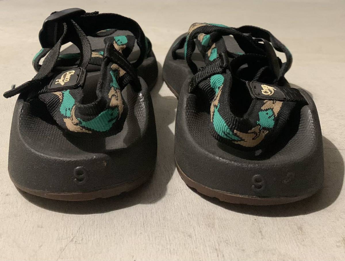 初期 90s USA製 Chaco チャコ 旧ロゴ Z1 サンダル 総柄 初期 90s USA製 Chaco チャコ 旧ロゴ Z1 サンダル 総柄