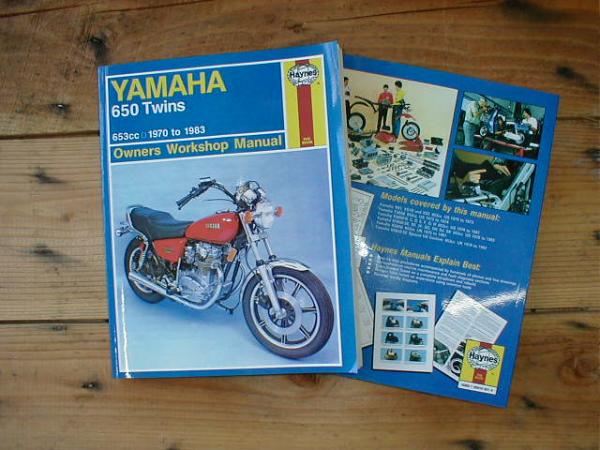 *新品 在庫処分セール　XS1 XS1B XS650E TX650 XS650SP '70-'83　Haynes サービス マニュアル (35-0650)