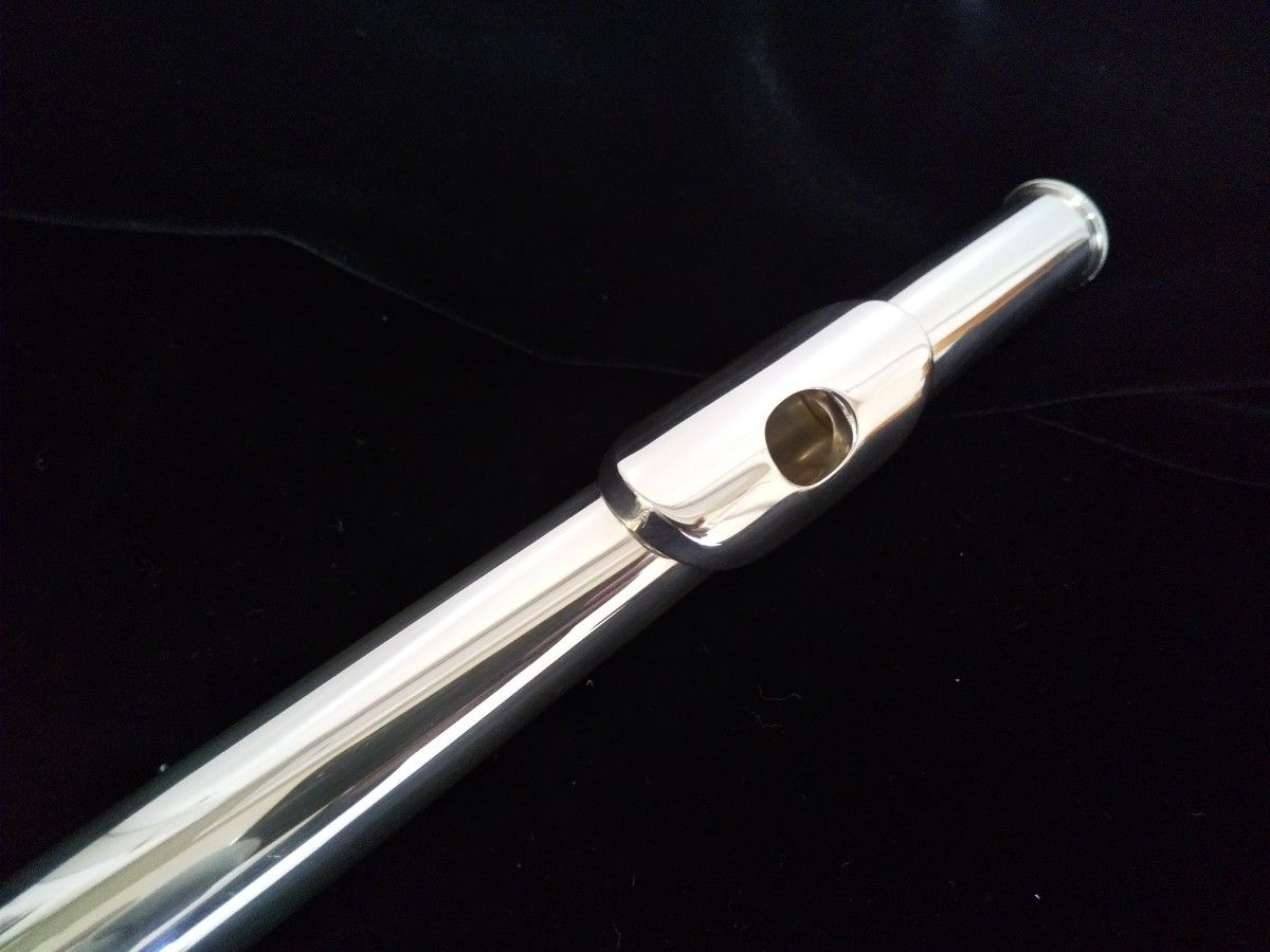 ♪森の工房♪#超美品・よく鳴る・銀メッキ パールフルートPF-501 Eメカ#PEARL