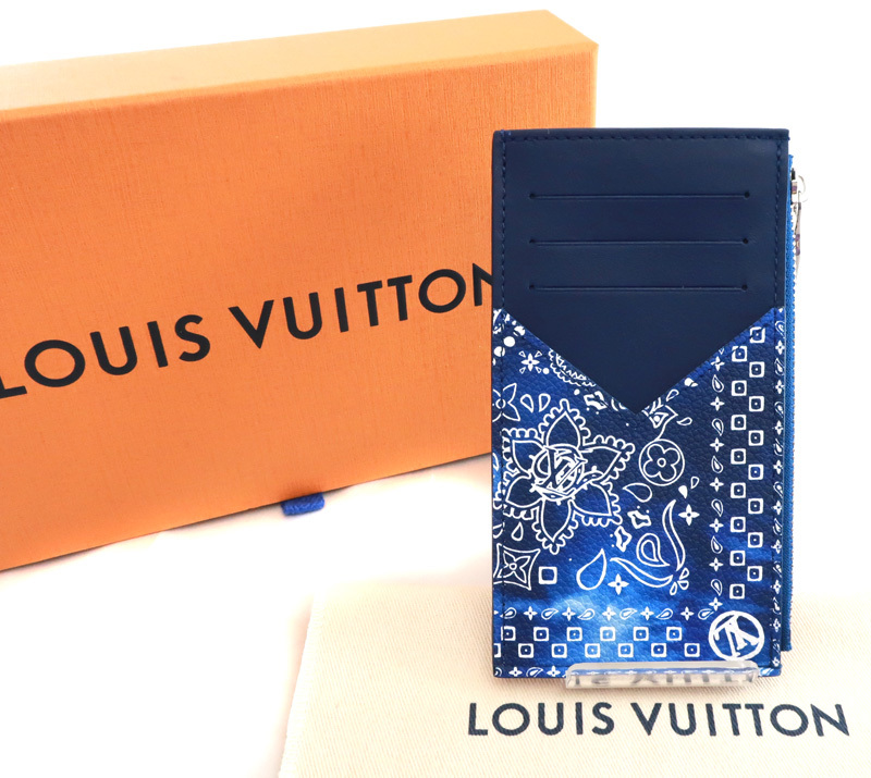 未使用 ルイヴィトン LOUIS VUITTON バンダナ コインカードホルダー