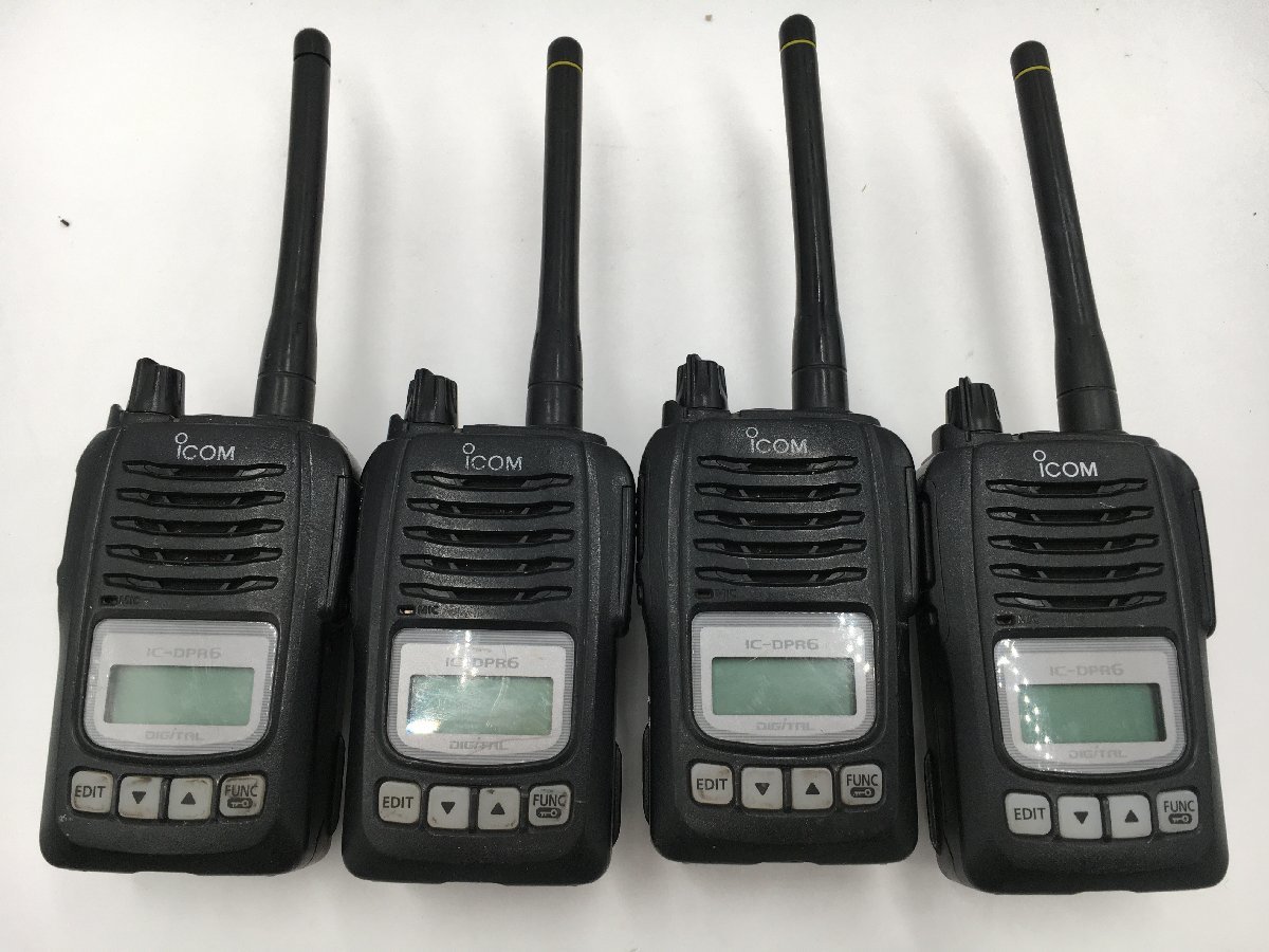 になります ♪△【icom アイコム】携帯型デジタル簡易無線機 4点セット