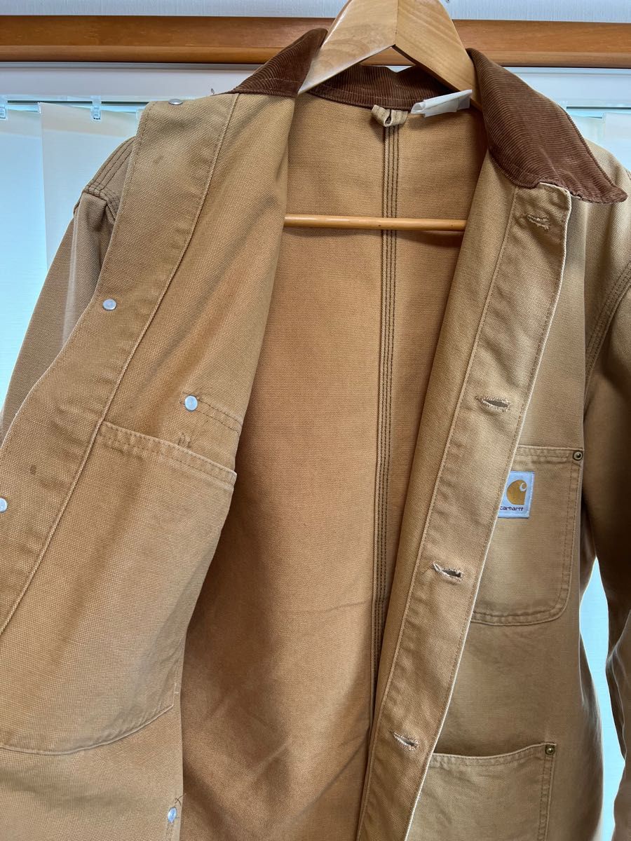 ビンテージ carhartt USA製 チョアコート 裏地無し カーハート ビンテージ carhartt USA製 チョアコート 裏地無し カーハート