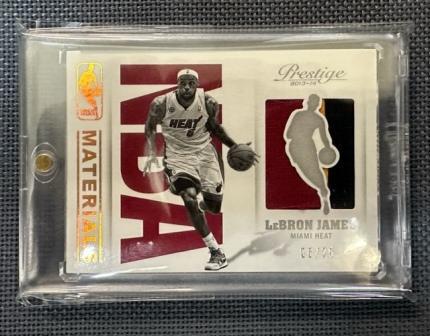 ゆうパケッ】 13/14 Panini Prestige ☆LeBron James/Heat☆25枚限定