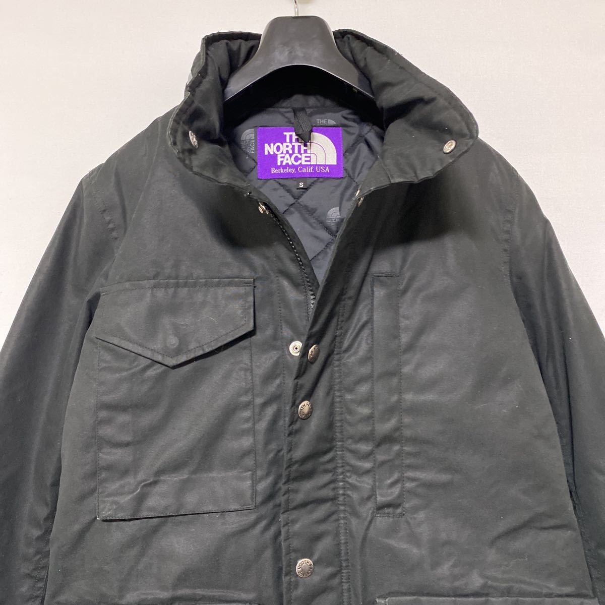 美品 ノースフェイスパープルレーベル 光電子 プリマロフト M-65 中綿 ジャケット S north face purple label black PRIMALOFT_画像2