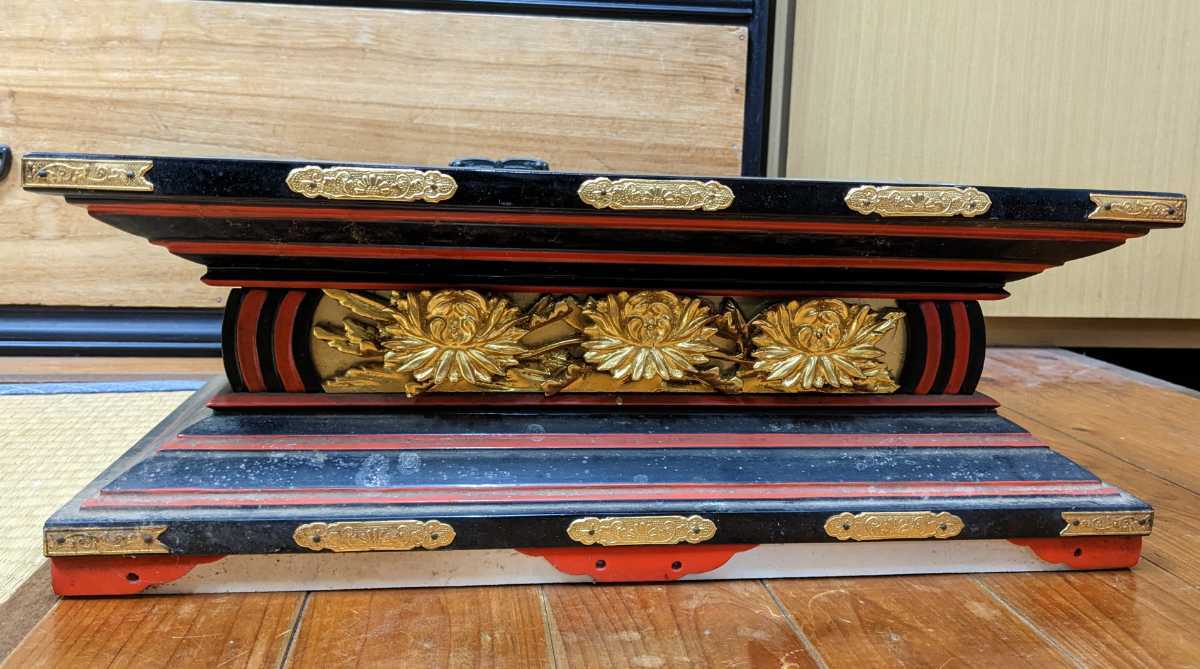 50223001 須弥壇 仏具 仏教 工芸 彫刻 金箔 漆 仏壇 | inmano.com.br