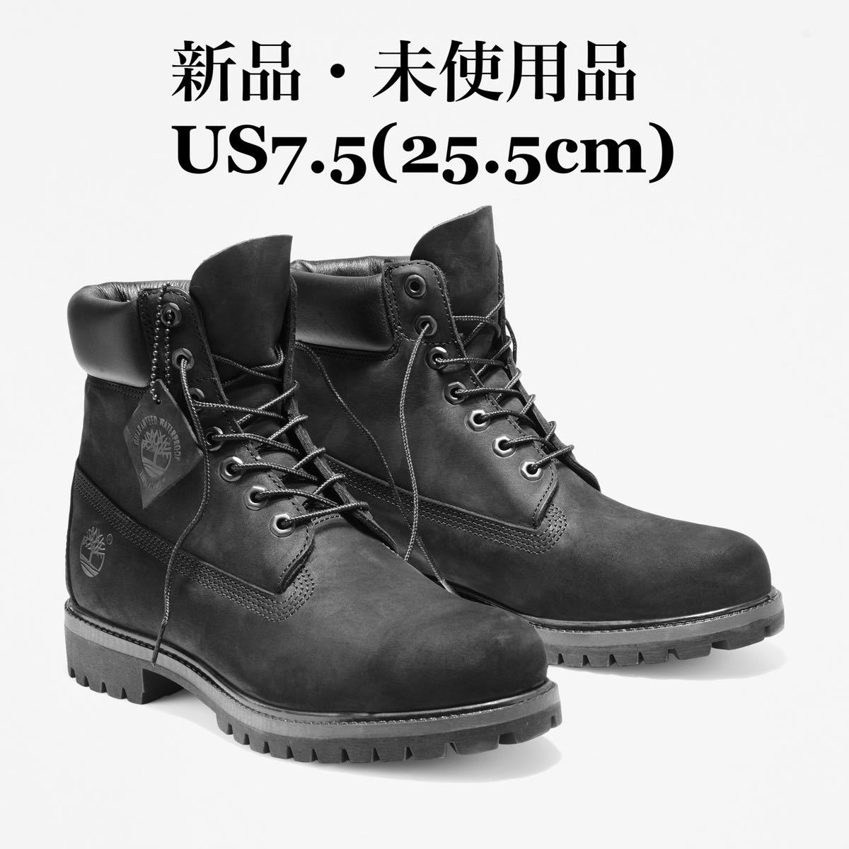 Timberland ティンバーランド 6inch premium boots 6インチ プレミアムブーツ ブラック メンズ メンズブーツ US7.5