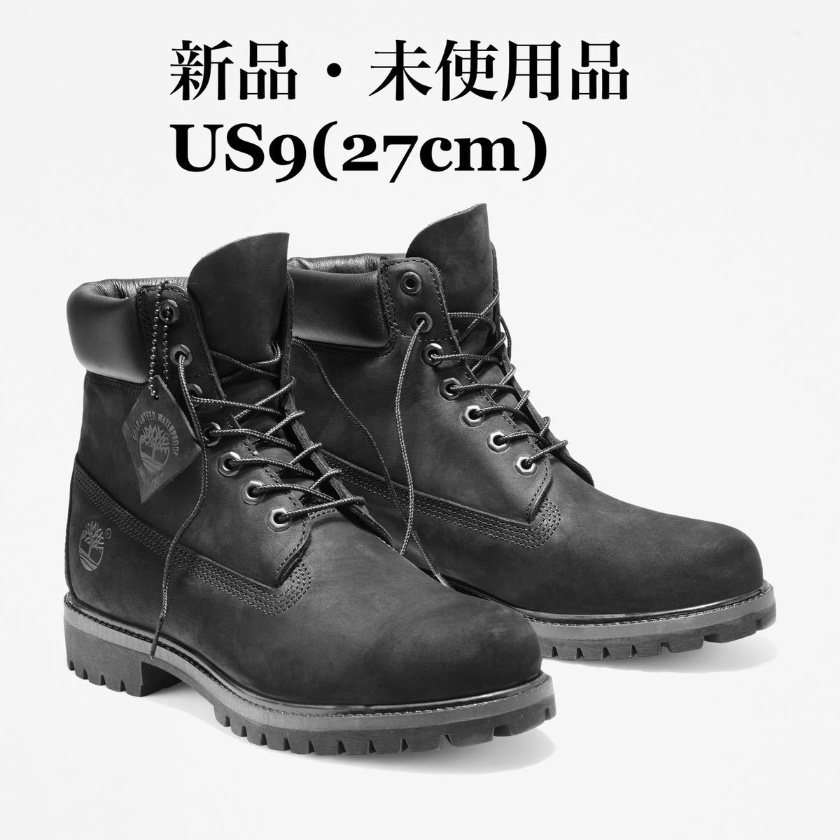 Timberland ティンバーランド 6inch premium boots 6インチ プレミアムブーツ ブラック メンズ メンズブーツ US9