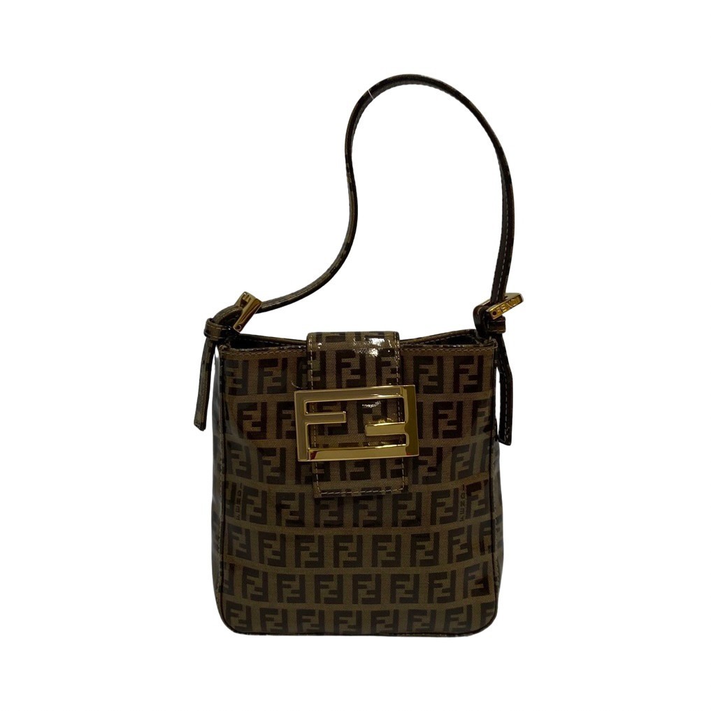 送料無料/新品】 FF ズッカ フェンディ FENDI 保存袋付き 美品 極 柄