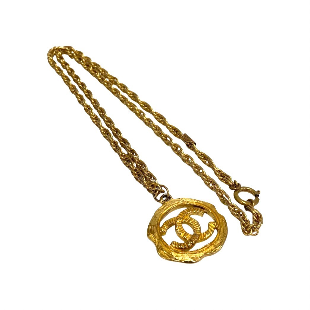 CHANEL - シャネル ヴィンテージ アクセサリー ネックレス ゴールド