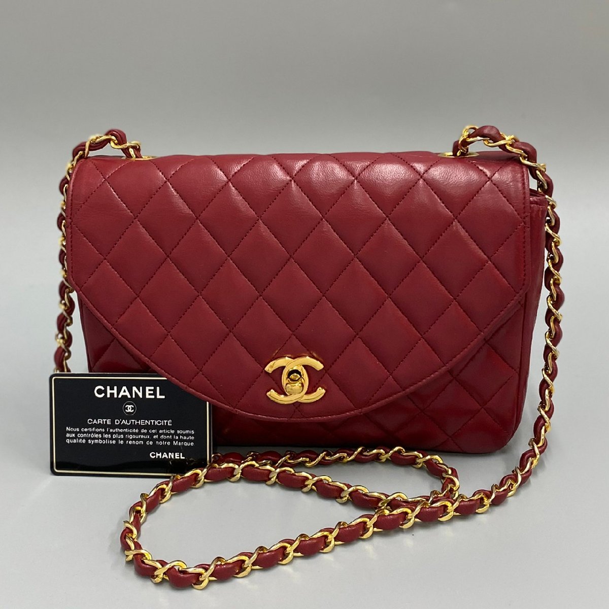 ではお】 1円 極 美品 カード有 0番台 CHANEL シャネル マトラッセ