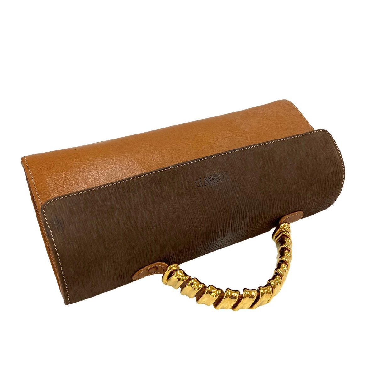 極 美品 希少品 LOEWE ロエベ ロゴ ベラスケス ツイストハンドル 金具