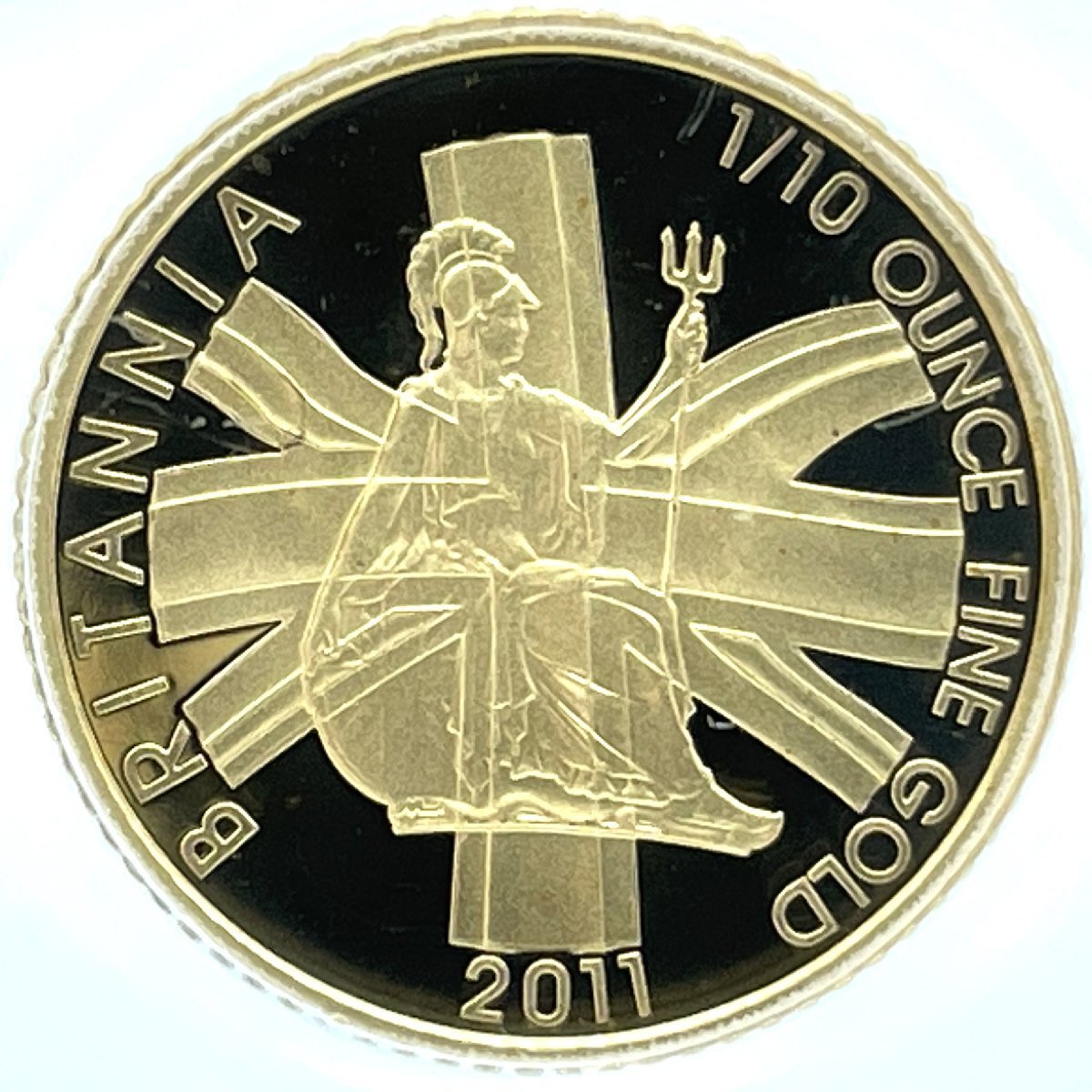 最高鑑定 2011年 イギリス ブリタニア PCGS PR70 DCAM 10ポンド 金貨 同グレード鑑定1654枚 英国コイン ファーストストライク