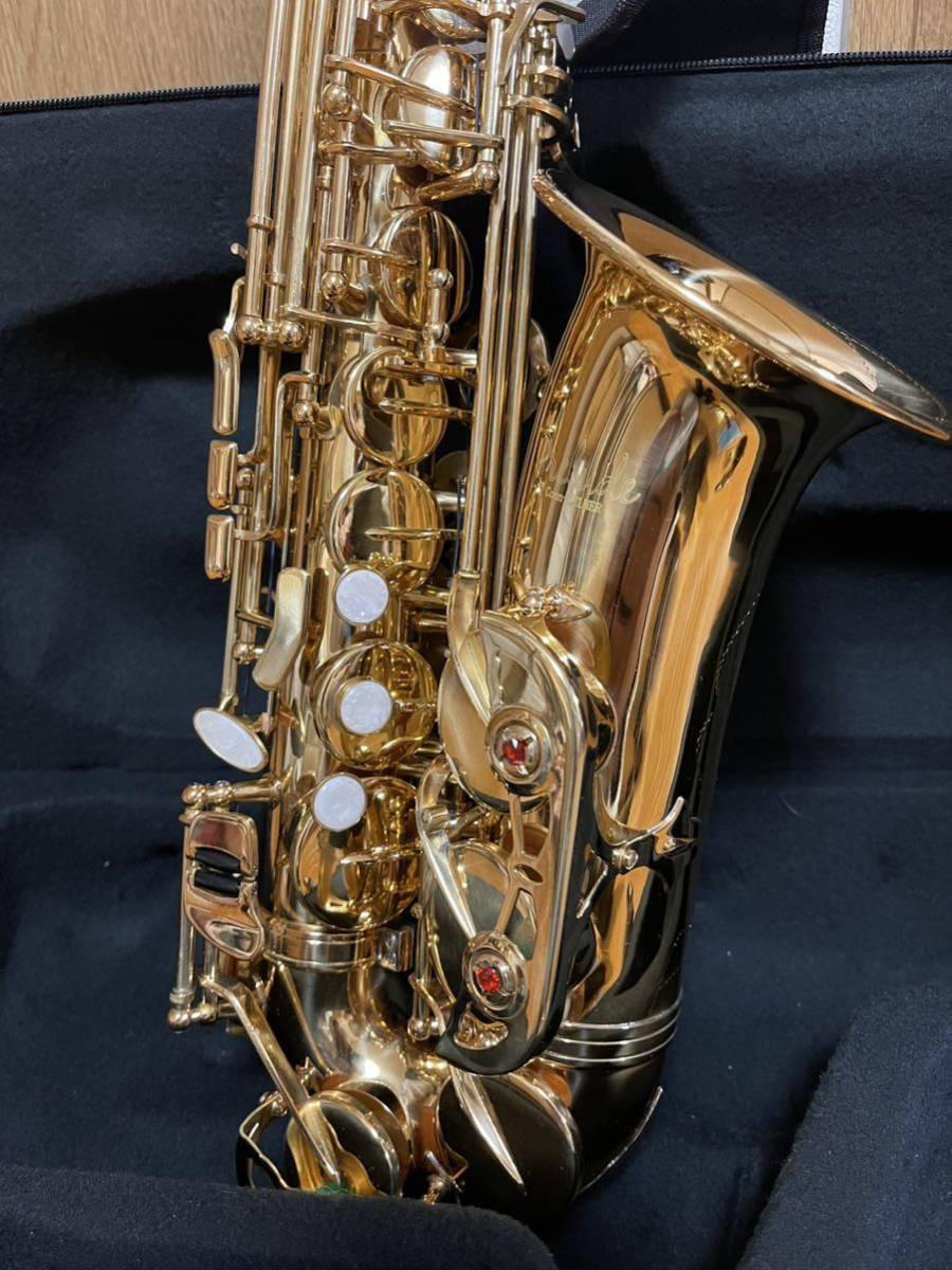 ★ 美品 ほぼ未使用 アルトサックス 米 セルマー アルトPrelude-by Selmer AS710 調整済 ゴールドラッカー セミハードケース Conn Selmer★_画像4